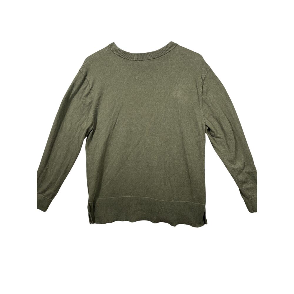Michael Michael Kors Women's Olive Green Knit Sweater – Size‎ Lg – Classic Chic - Picture 9 of 10